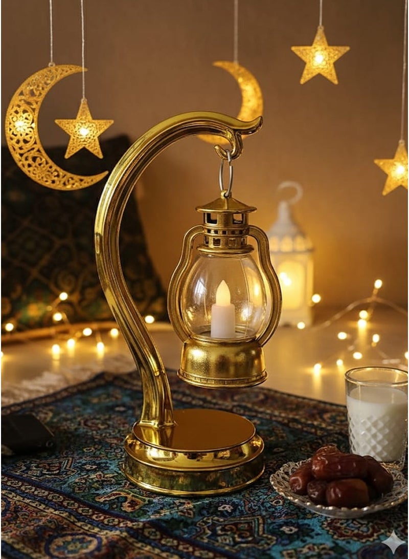 سي او أرماء مصباح LED ، تصميم فانوس معلق بقاعدة ذهبيه ارتفاع 19 سم - Image 2