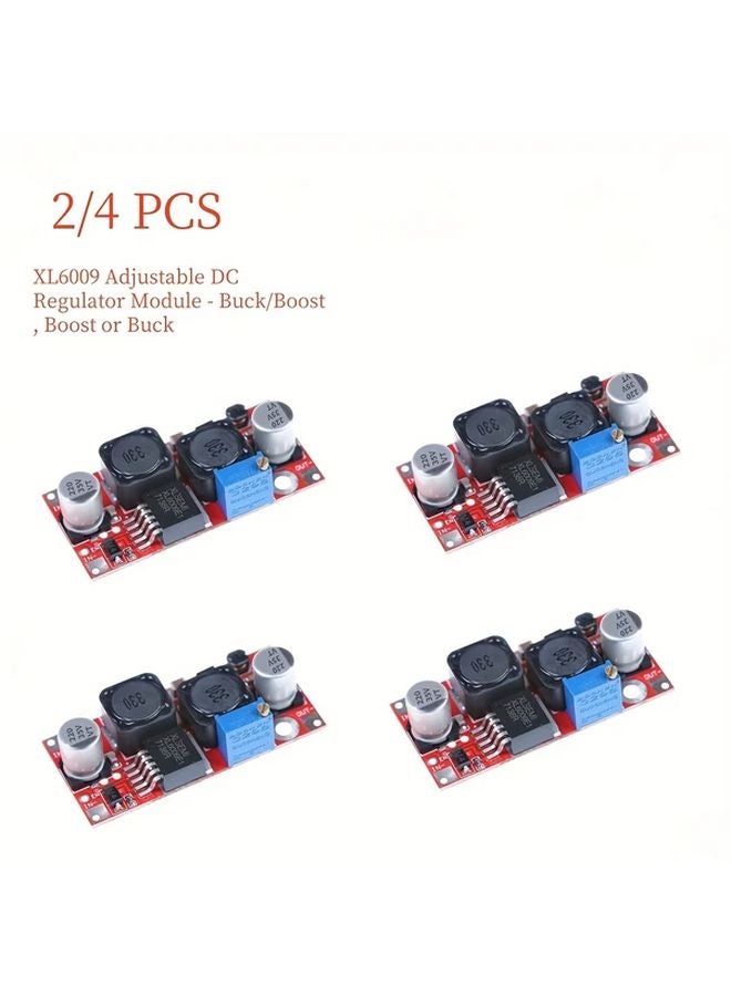 XL6009 DC DC Adjustable Step Up Down Converter 2pcs 5 32V To 1 2 35V Power Supply Module - Image 2