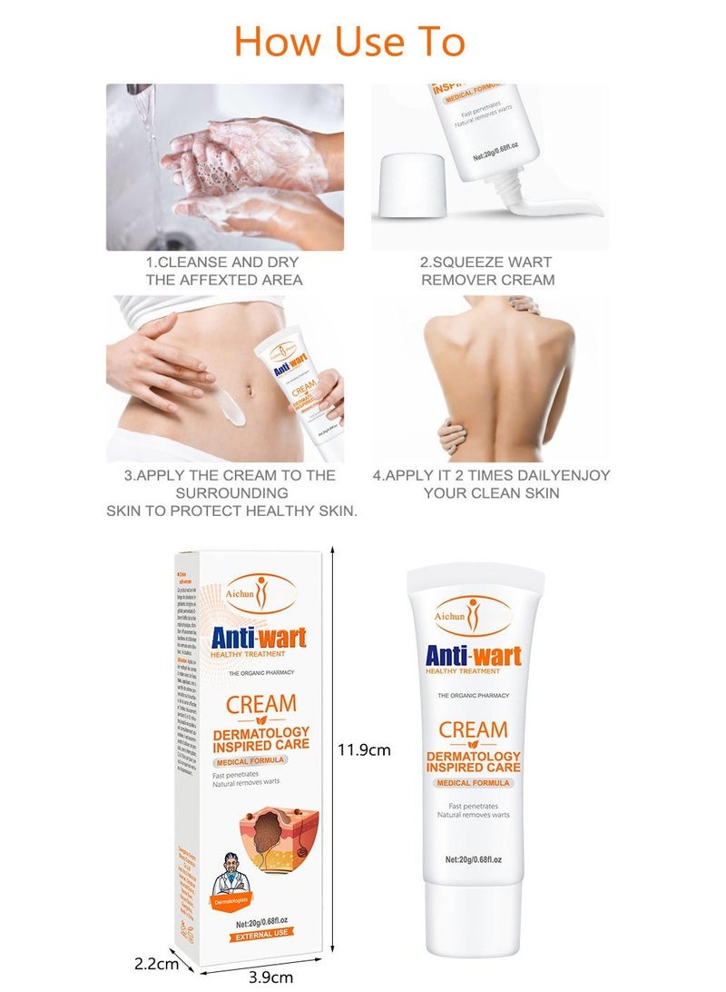 AICHUN Anti-Wart Cream,Dermatology Inspired Care  - Image 3