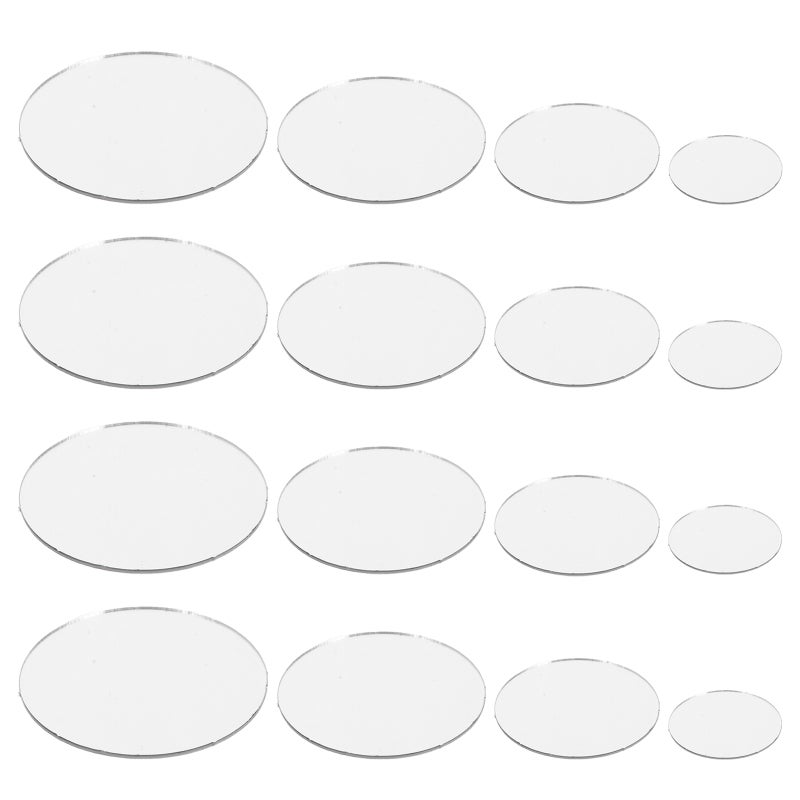 250pcs Mini Round Mirror Tiles For Diy Crafts Home Decoration Mirror Tiles For Crafts Tiles For Diy Crafts - Image 1