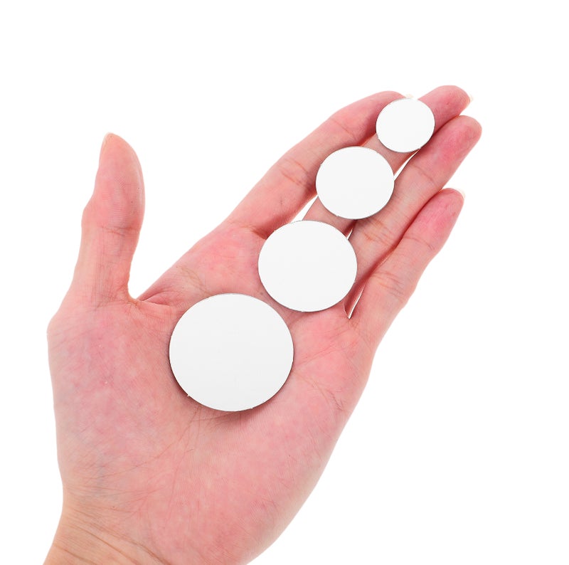 250pcs Mini Round Mirror Tiles For Diy Crafts Home Decoration Mirror Tiles For Crafts Tiles For Diy Crafts - Image 3