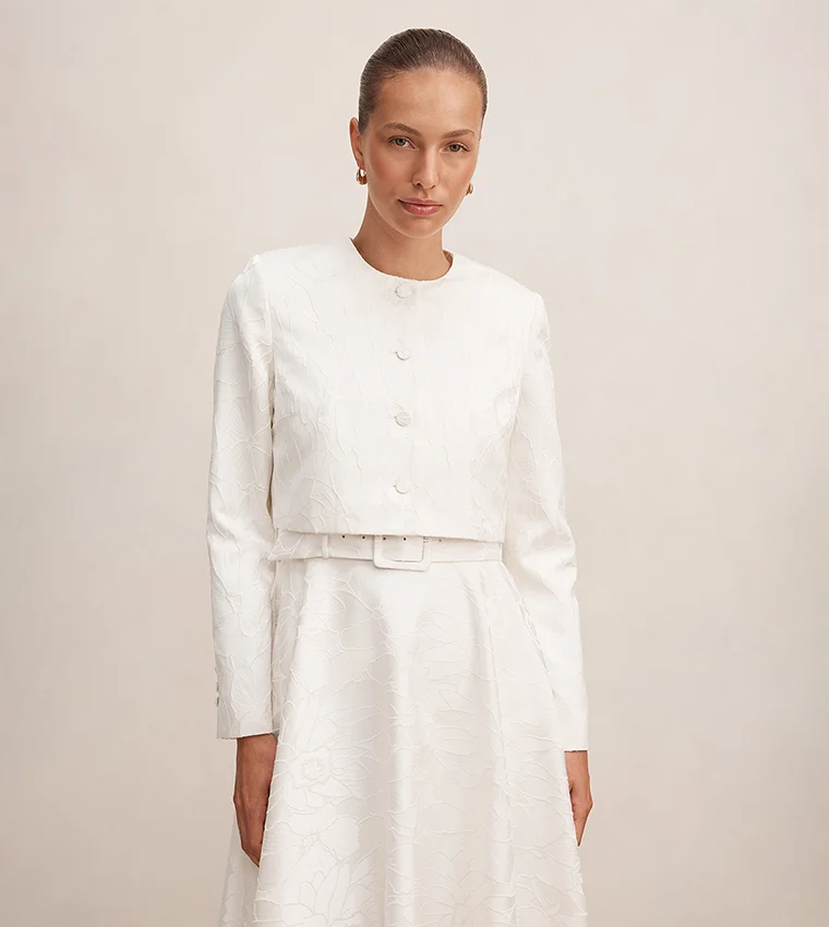 فورايفر نيو Jayda Jacquard Jacket