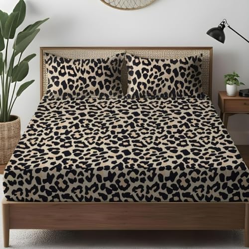 Weave & Decor® 130 GSM. Cotton Feel Bedsheet for Double Bed 90x90 inch Soft and Breathable with 2 Pillow Covers 20x30 Inch. - Image 1