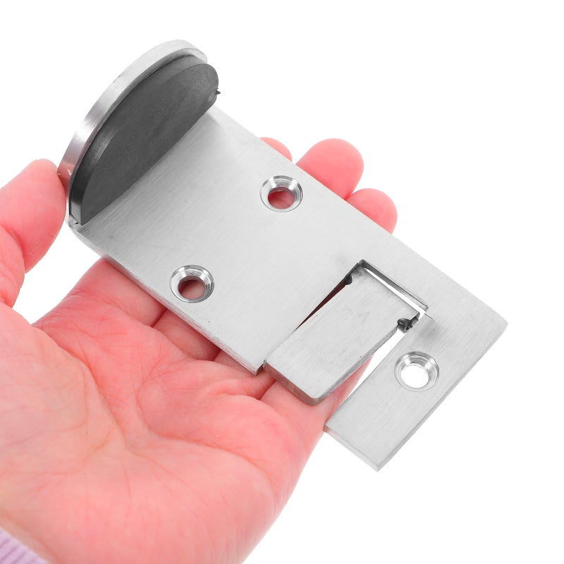 Heavy Duty Stainless Steel Door Stop Door Catch Floor Mounting Commercial Door Clamp Hardware For Office Exterior Door Right Open - Image 3