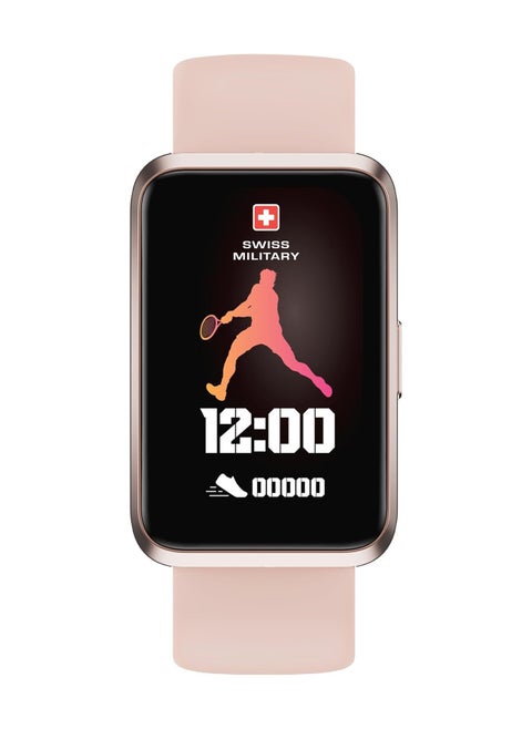 Swiss Military Rhine 2 Band, 1.57 " Display, 7 Days Battery Life, English and Arabic, Workout Detection, Receives and Makes Calls, Waterproof, Heart Rate Monitoring