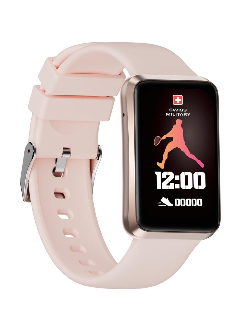 SWISS MILITARY - Swiss Military Rhine 2 Band, 1.57 " Display, 7 Days Battery Life, English and Arabic, Workout Detection, Receives and Makes Calls, Waterproof, Heart Rate Monitoring - Image 1