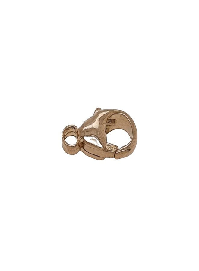 Craft Wire 7.8MM 14K Solid Yellow Gold Teardrop Lobster Clasp with Ring by CRAFT WIRE - Image 4