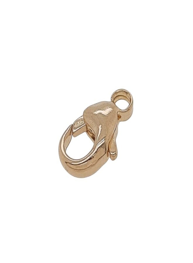 Craft Wire 7.8MM 14K Solid Yellow Gold Teardrop Lobster Clasp with Ring by CRAFT WIRE - Image 1