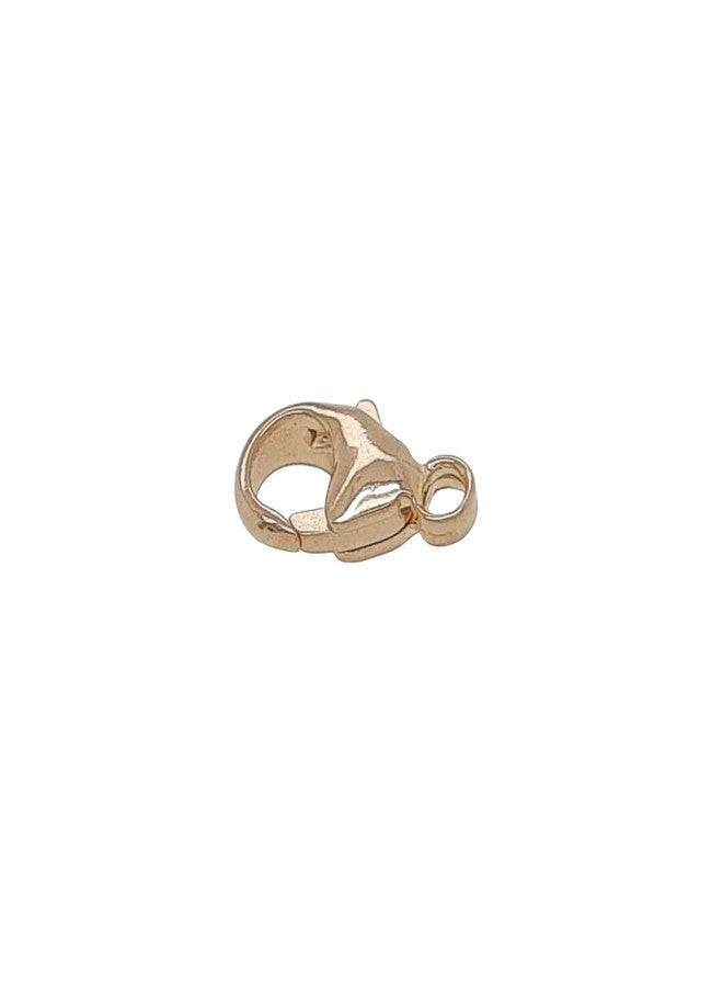 Craft Wire 7.8MM 14K Solid Yellow Gold Teardrop Lobster Clasp with Ring by CRAFT WIRE - Image 5