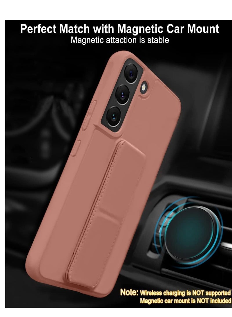 ELTRAZONE Samsung Galaxy S24 PLUS Case Cover Magnetic Car Mount Kickstand & Holder, Premium Silicone Vertical & Horizontal Hand Strap and Grip with Multi Stand for Samsung Galaxy S24 PLUS - Image 3