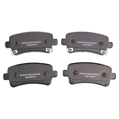 TRQ Rear Brake Pads Ceramic Compatible with 2010-2016 Buick LaCrosse 2011-2017 Regal 2013-2019 Cadillac XTS 2014-2020 Chevrolet Impala 2013-2015 Malibu 2016 Malibu Limited 2010-2011 Saab 9-5 - Image 4