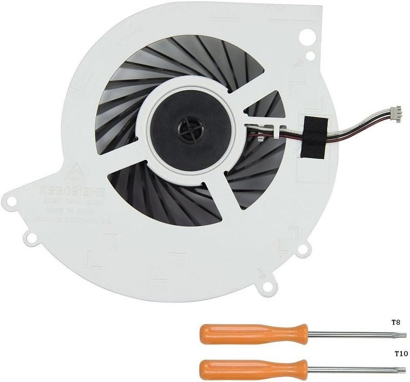 Rinbers ® Internal CPU GPU Cooling Cooler Fan Replacement Part for Sony PlayStation 4 PS4 CUH-1000A CUH-1001A CUH-10XXA CUH-1100A CUH-1115A CUH-11xxA Series Console 500GB KSB0912HE with Tool Kit - Image 1