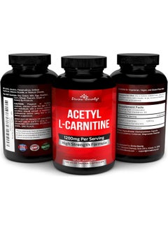 Divine Bounty Acetyl L-Carnitine Capsules 1200Mg Per Serving - L Carnitine Supplement 120 Vegetarian Capsules  - Image 4