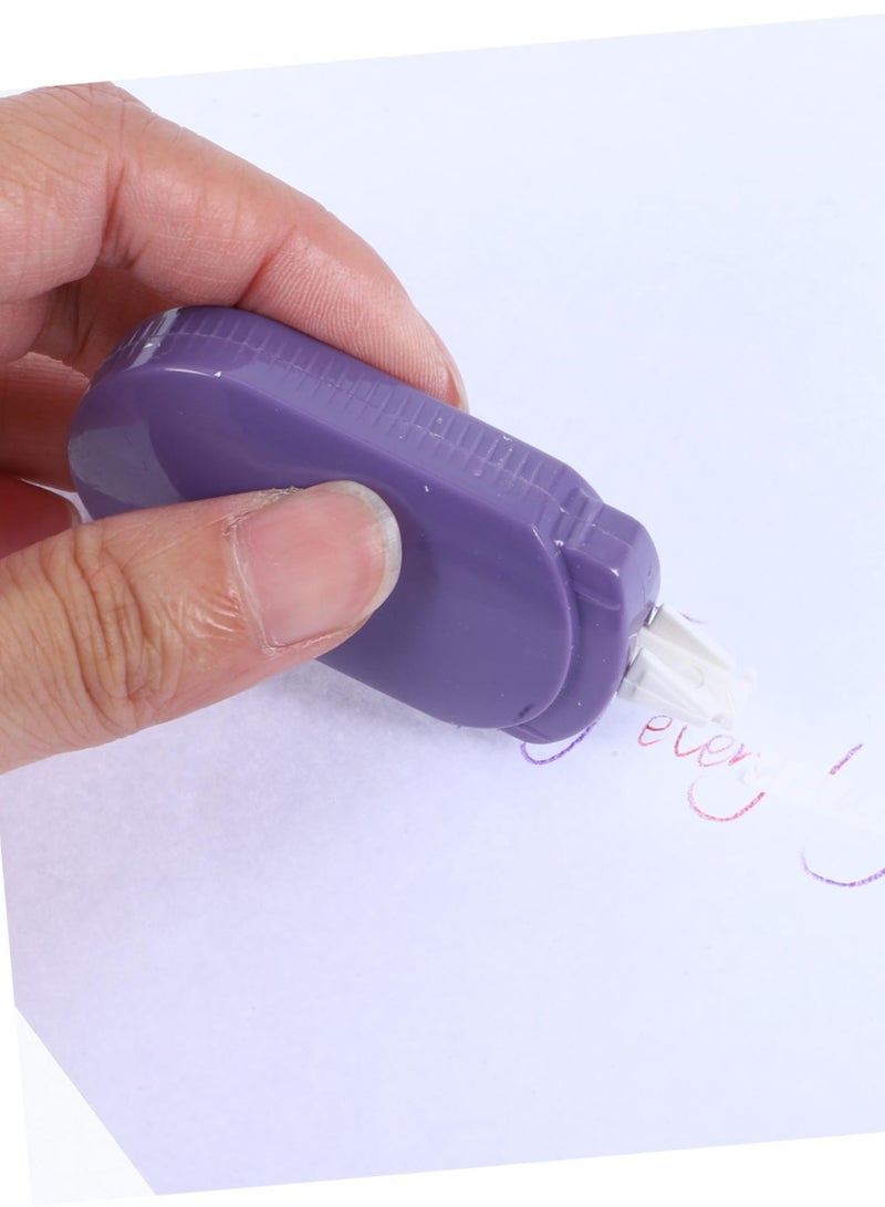 Generic 6 PCS Correction Tape,Gradient Color Portable Mini Correction Tape,Smooth And Easy To Use Applicator, Correction Tape Is A School Supplies,Office Supplies For Students,Children (Purple)  - Image 3