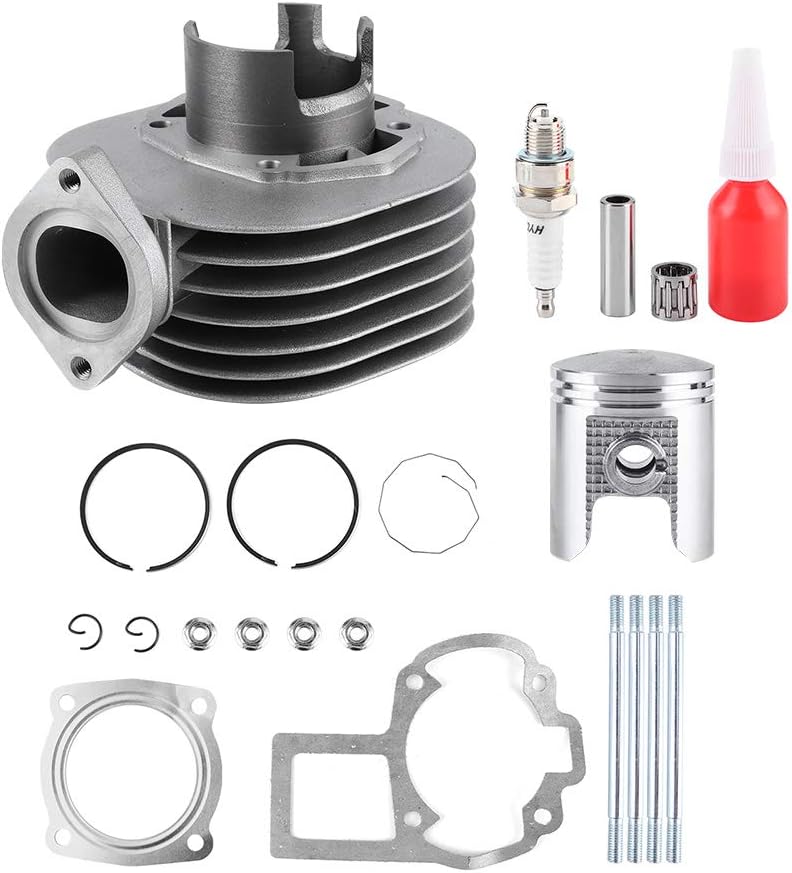 woobles Cylinder Piston Kit Rings Gaskets Pin Top End Set 11210‑40B01 Fit for SUZUKI LT 80 LT80 1987 ‑ 2006 - Image 1