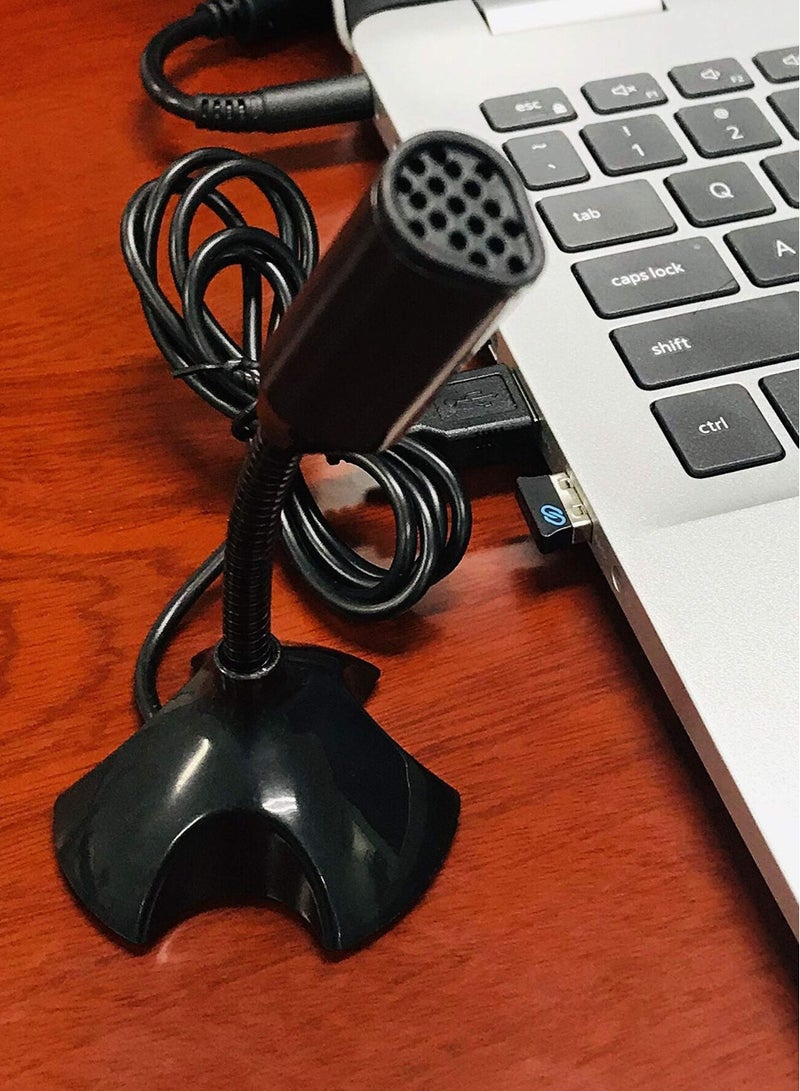 Captaintech USB Desktop Computer Microphone, USB Mic Omnidirectional Gooseneck Design Plug-N-Play Desktop PC Laptop Mic for Conferences Video Chatting Length: 100cm - Image 2