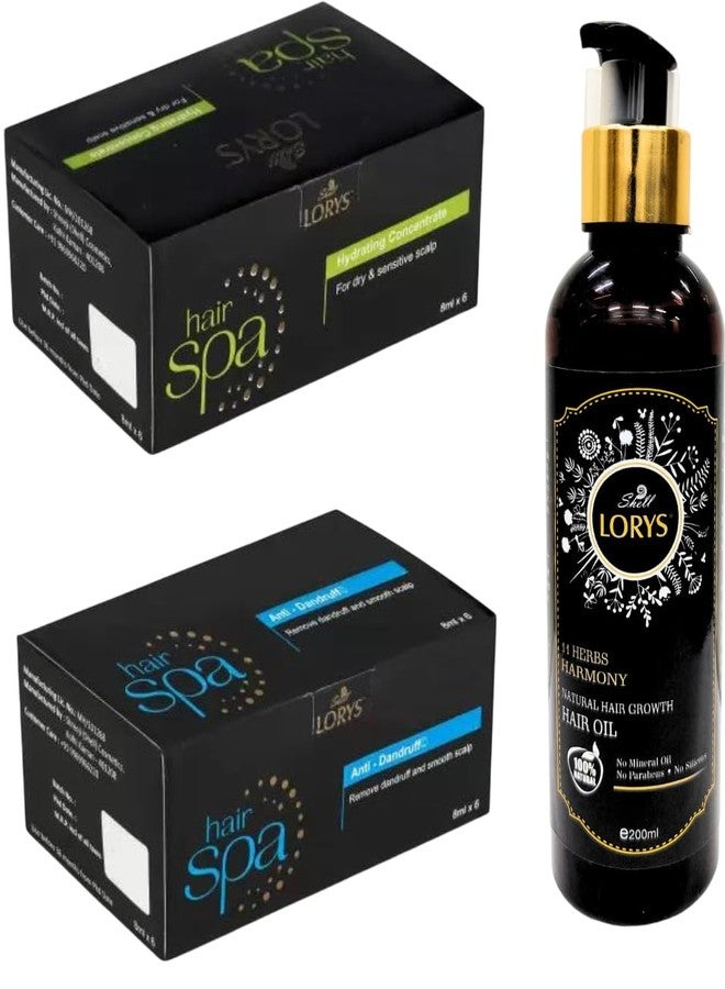 LORYS Hair Treatment Combo (Oil+Impulse) | GinGelly, Hibiscus & Avacado | Citrus & Lavender | Shine Enhancement | Smooth Hair | Hair protection | For All Hair Types | For Men & Women | 298ml - Image 1