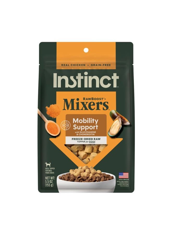Instinct Raw Boost Mixers Mobility Support Freeze Dried Dog Food Topper 5.5OZ - Image 1