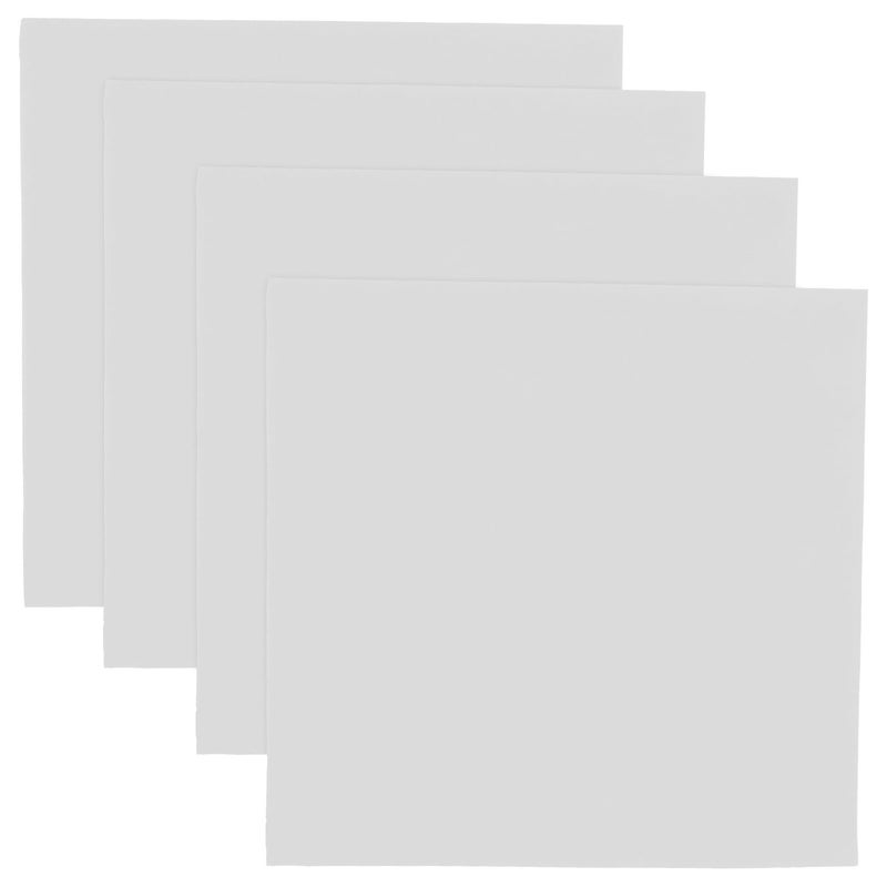 مناديل ورقية بيضاء قابلة للتخلص 50 قطعة مناديل مائدة سميكة لحفلات العطلات وحفلات الزفاف وأحداث العشاء - Image 2