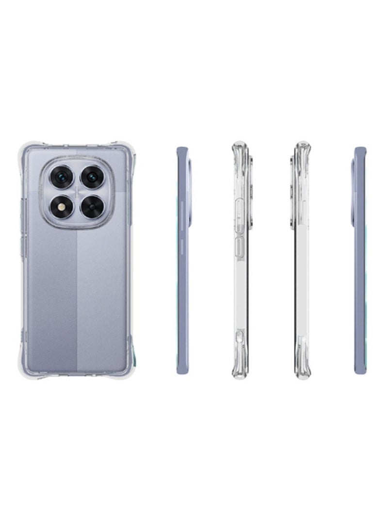 2 in 1 Case Cover & Screen Protector Redmi Note 14 Pro 5G / Xiaomi POCO X7 5G Phone  - Shockproof Clear Slim TPU Protective Phone Cover & Full Coverage Delicate Touch Tempered Glass Screen Protector for Redmi Note 14 Pro 5G / Xiaomi POCO X7 5G - Image 4