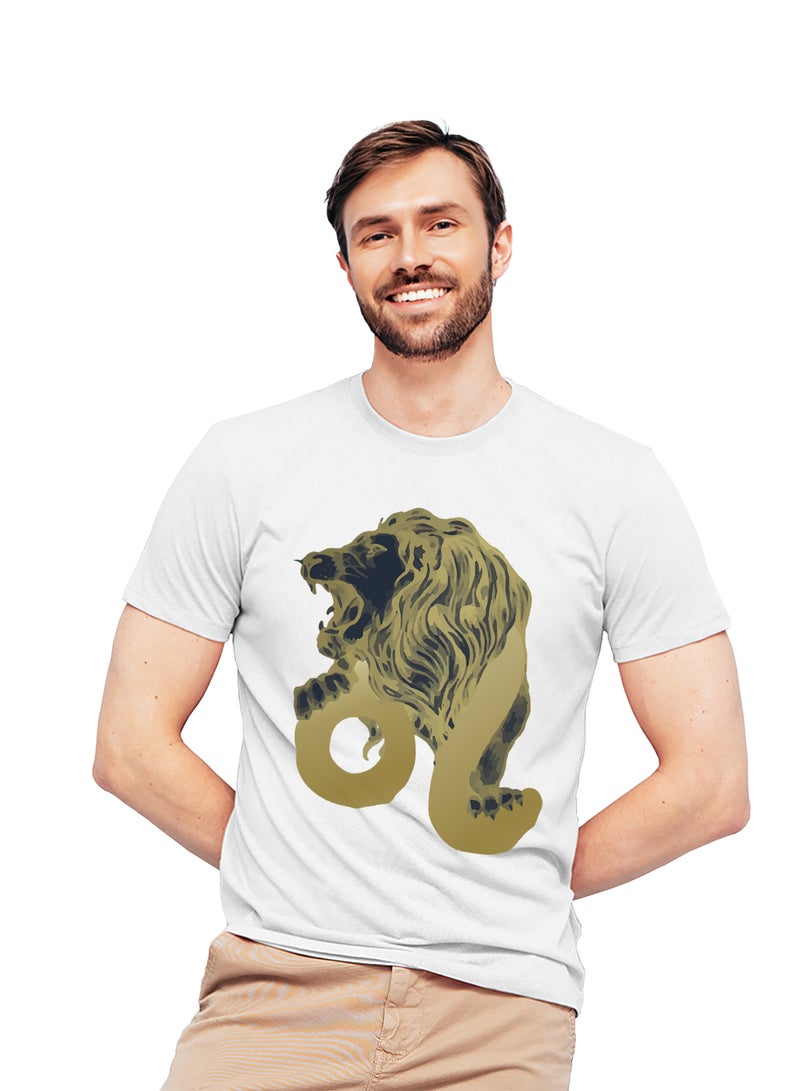 Fashion World Cotton T-shirt Printed with High-quality Leo - Image 1