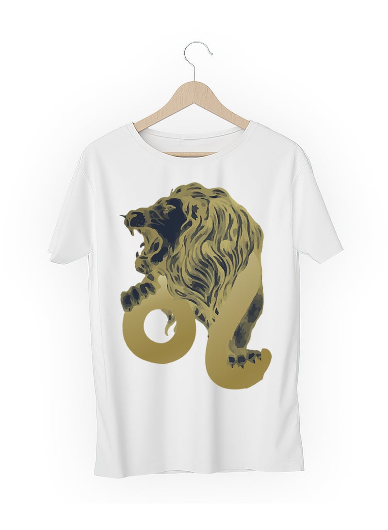 Fashion World Cotton T-shirt Printed with High-quality Leo - Image 3