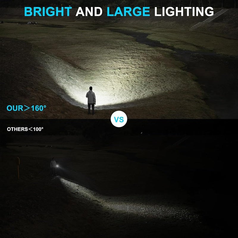 WUBEN C3 Torch Light 1200 Lumen led Rechargeable Flashlights 6 Modes Powerful Torch Super Bright, IP68 Water Resistant, Best for Camping, Outdoor, Emergency, Everyday Carry, Tool Gifts for Men (Khaki) - Image 3