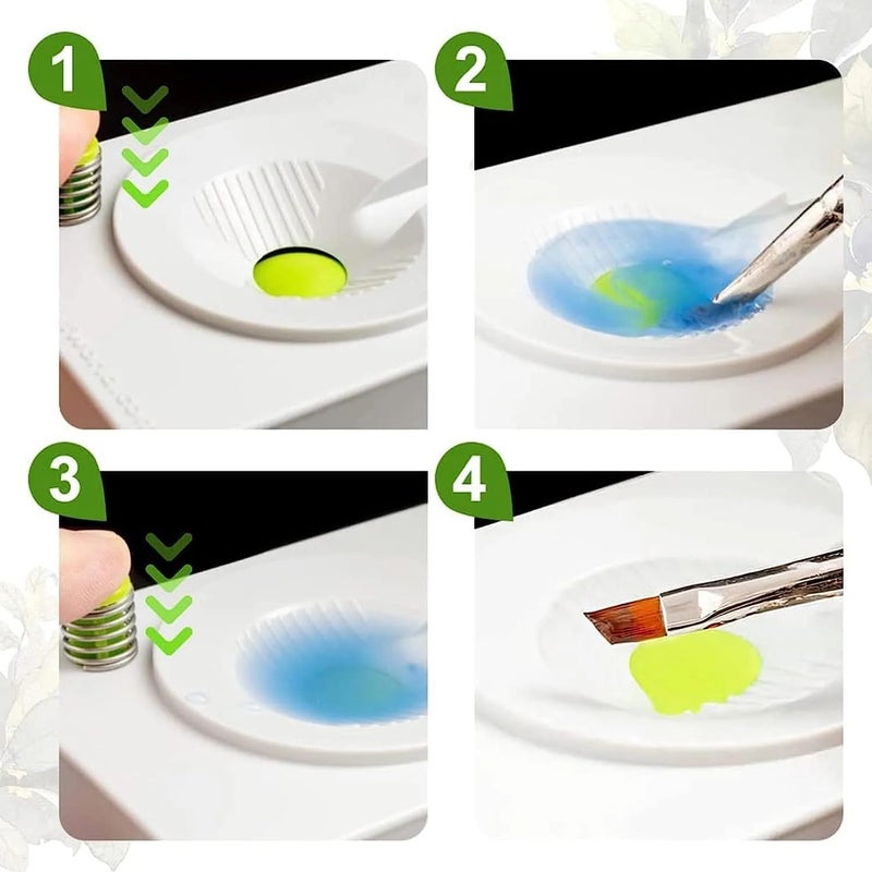 ATETO Paint Brush Cleaner Tools|| Cleaning Basin Paintbrush Washing Tool Brush Rinser|| Detachable Water Bottle|| for Oil Paint Brushes, Acrylic Paint Brushes, Makeup Brush(Pack of 1). - Image 3