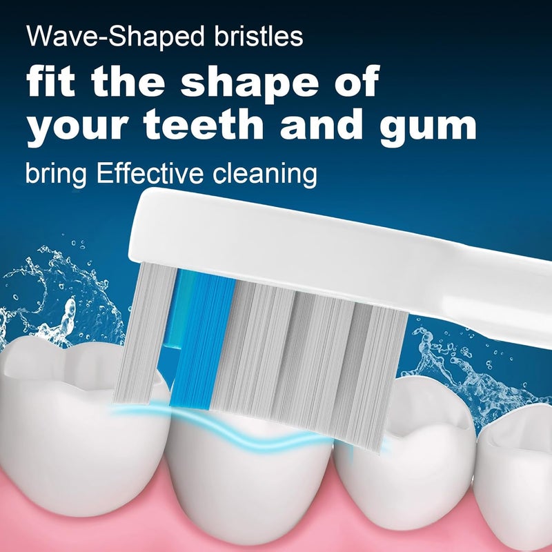6 Pack Toothbrush Replacement Heads Compatible with WaterPik Sonic Fusion 2.0 - Image 5