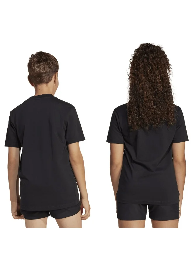 adidas تي شيرت تدريب J Sl Tee 160 أسود للأطفال 7-8 سنوات
