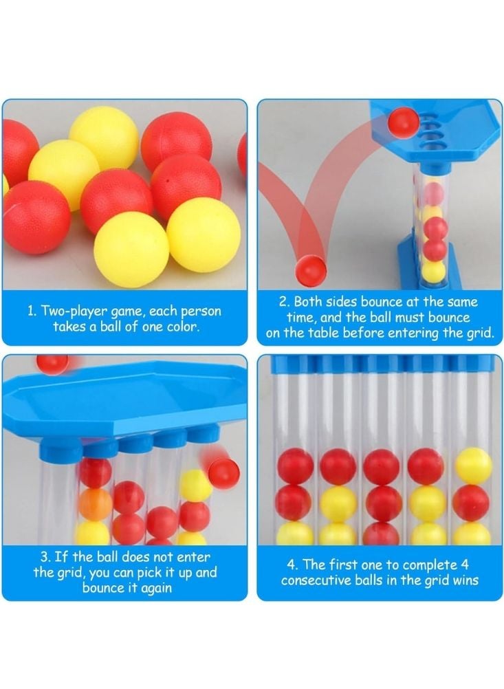 Premium Bouncing Ball Connect Four Game – Fun Coordination and Reflex Toy for Kids - Image 3
