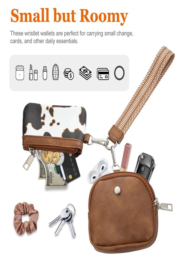 كوكو محفظة يد نسائية من KUKOO، محفظة نقود بسحاب دائري، محفظة مفاتيح مزدوجة قابلة للفصل - Image 4