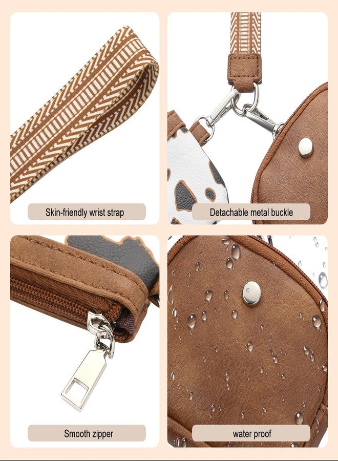 كوكو محفظة يد نسائية من KUKOO، محفظة نقود بسحاب دائري، محفظة مفاتيح مزدوجة قابلة للفصل - Image 3