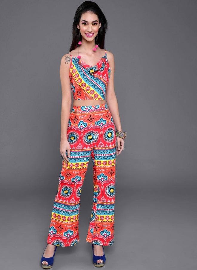 AKS Printed Co-Ord Set for Women - Image 5