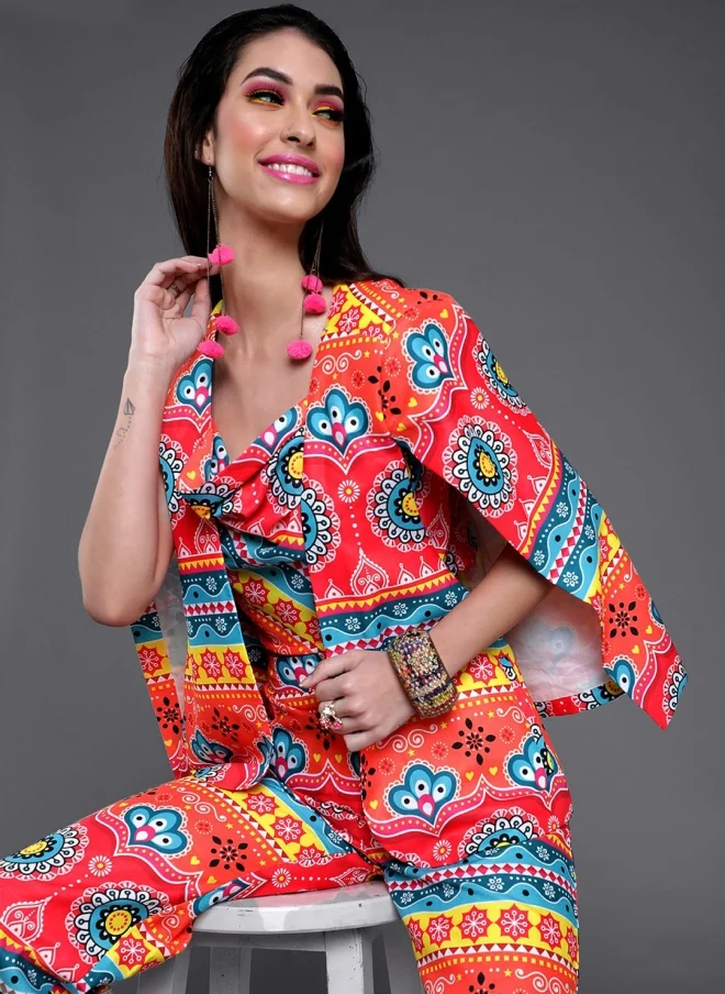 Aks  Printed Co-Ord Set for Women for Women | Best Price UAE