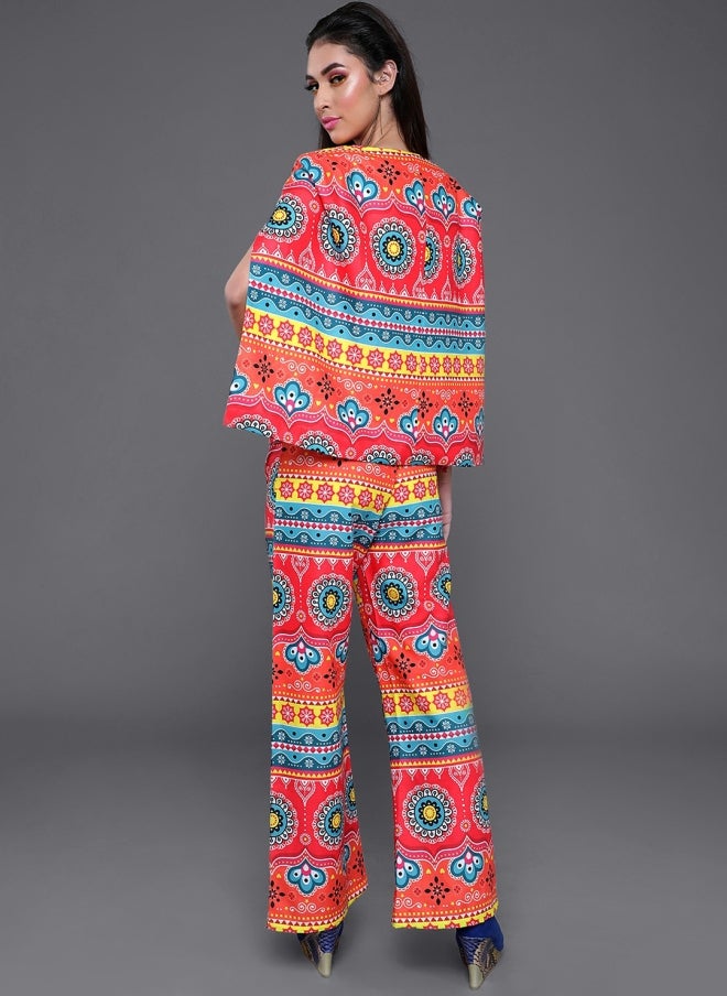 AKS Printed Co-Ord Set for Women - Image 4