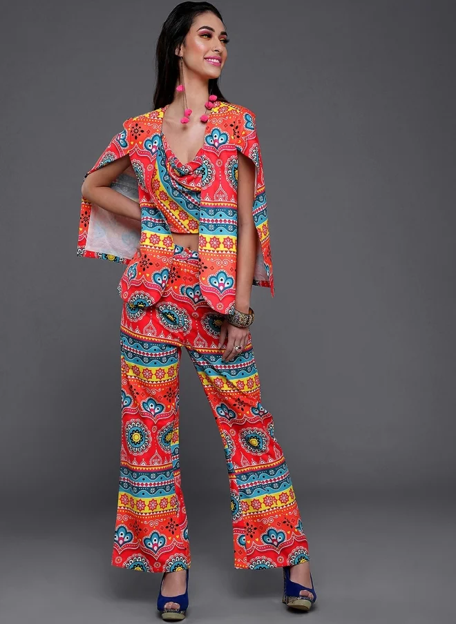 أيه كيه إس Printed Co-Ord Set for Women
