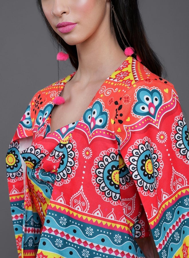 AKS Printed Co-Ord Set for Women - Image 2