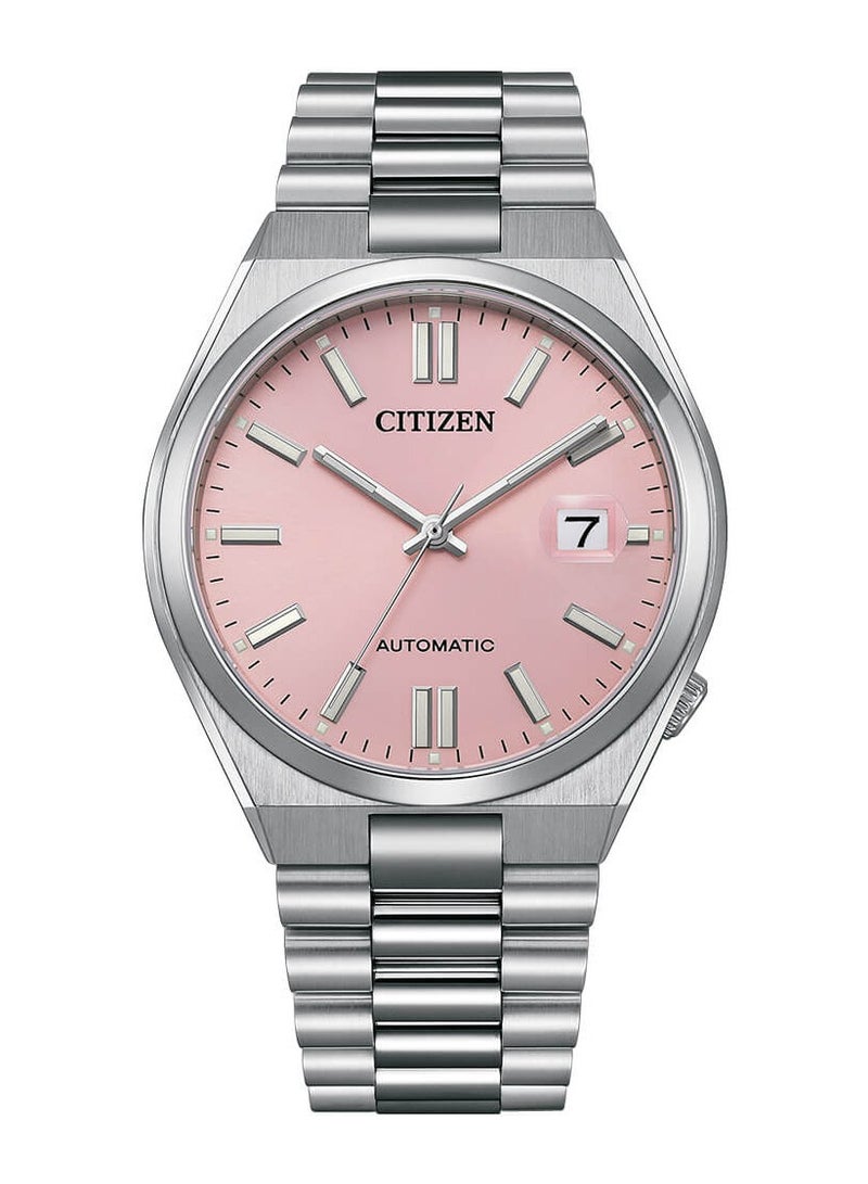 Citizen Boutique Citizen Tsuyosa Collection Men's Pink Automatic Stainless Steel Watch NJ0158-89X - Image 1
