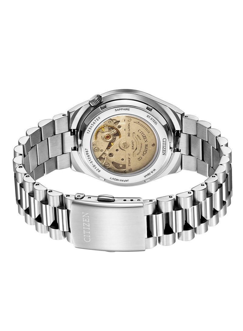 Citizen Boutique Citizen Tsuyosa Collection Men's Pink Automatic Stainless Steel Watch NJ0158-89X - Image 4