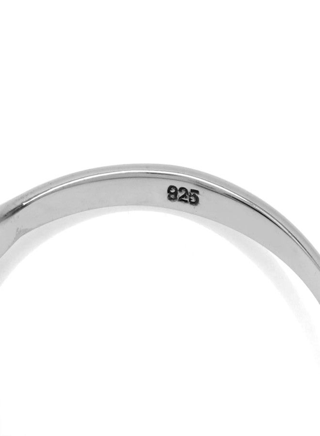 Silvershake Created Black Onyx Inlay 925 Sterling Silver Filigree Victorian Style Ring Size 6 - Image 5