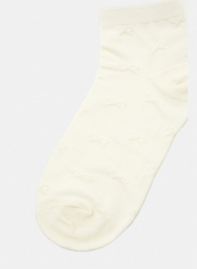 FOREVER 21 Bow Crew Socks  - Image 3