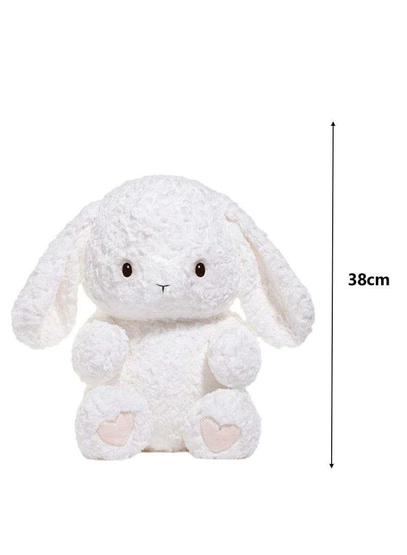 38cm Cute Plush Toy, Soft and Adorable Kawaii Plush Toy, Comforting Doll Birthday Gift for Boys and Girls (Rabbit) - Image 2