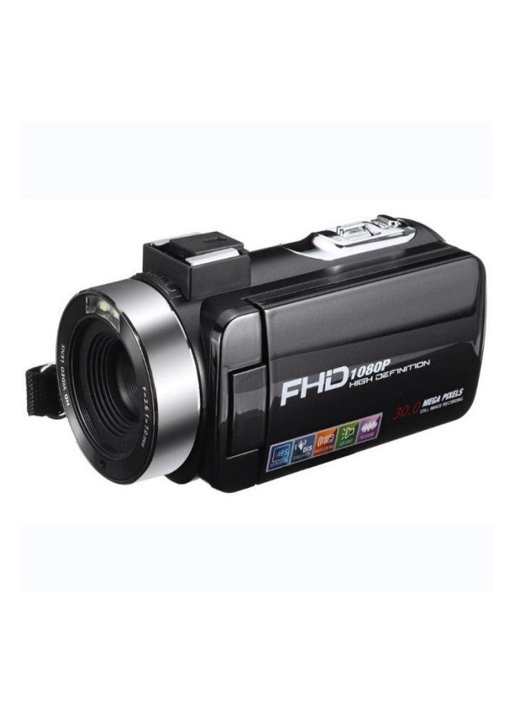 General - 30 million pixel high-definition digital camera ultra-high-definition standard English black camera - Image 1