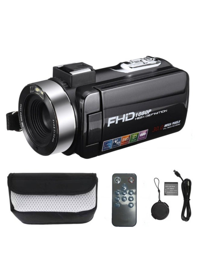 General - 30 million pixel high-definition digital camera ultra-high-definition standard English black camera - Image 1