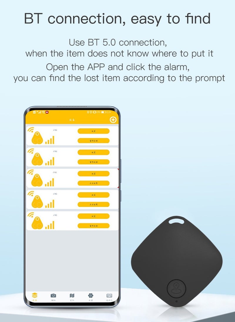 Smart Tracker, compatible with Android and iOS systems, ultra-mini key finder, suitable for tracking items such as luggage, wallets, bicycles, pets, etc., IPX6 waterproof rating. - Image 2