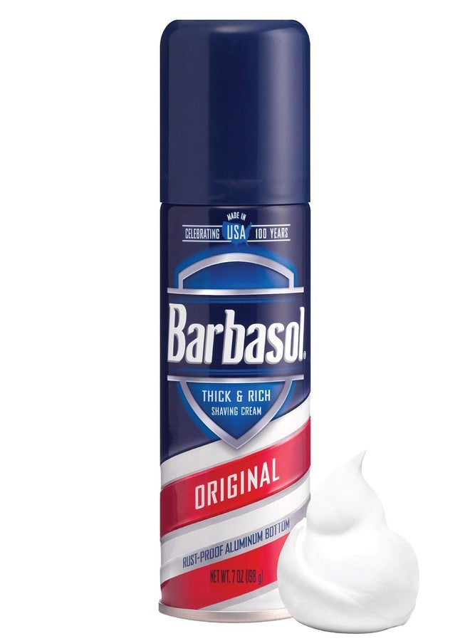 Barbasol Original Thick and Rich Shaving Cream, 7 Ounce, Pack of 6 - Image 2