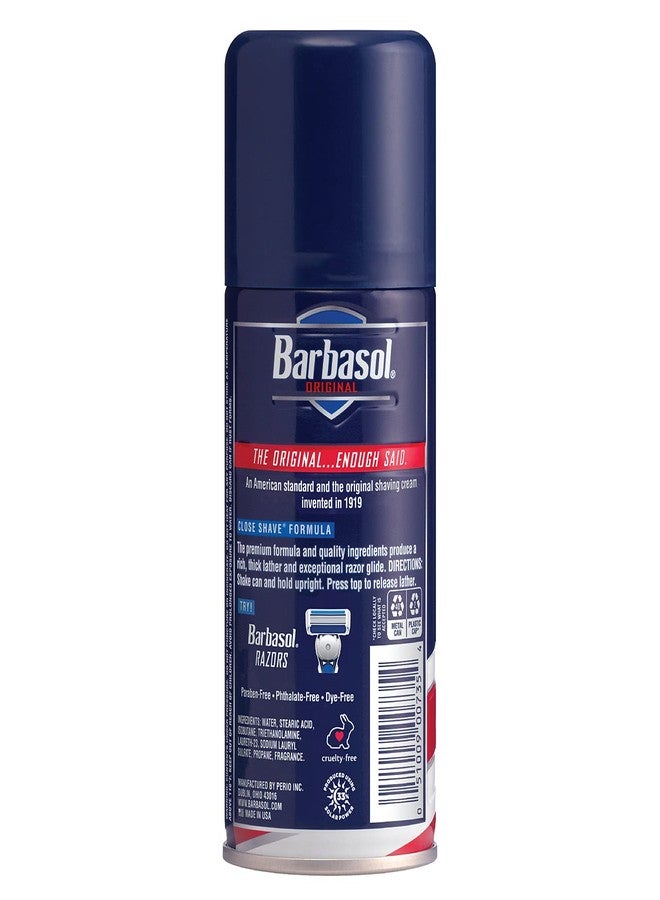 Barbasol Original Thick and Rich Shaving Cream, 7 Ounce, Pack of 6 - Image 3