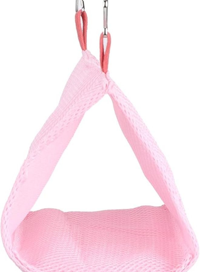 طائر الوردي معلق الأرجوحة شبكة قابلة للتنفس عش سرير قفص لعبة للببغاوات البادجي - Image 3