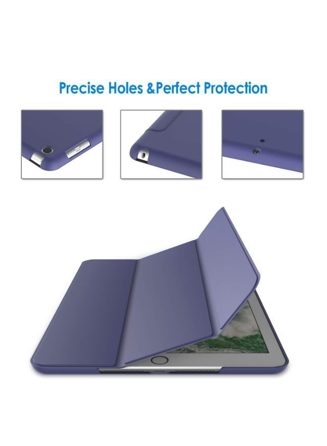 NIBEMINENT Auto Wake Sleep Smart Case Cover For Apple iPad Purple  - Image 4